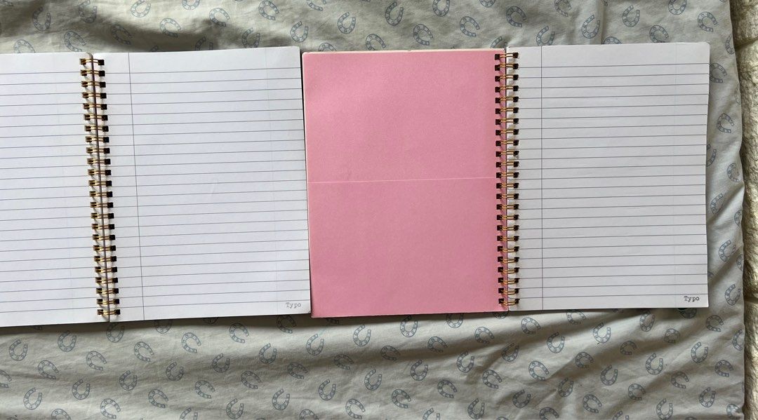 Bundle Typo A5 Spiral Notebook (Category: Stationery & School Supplies) located in Paranaque City. Submitted by crew08 (Listing ID 1224143965, Image 2). Description: Bundle sale for P400.