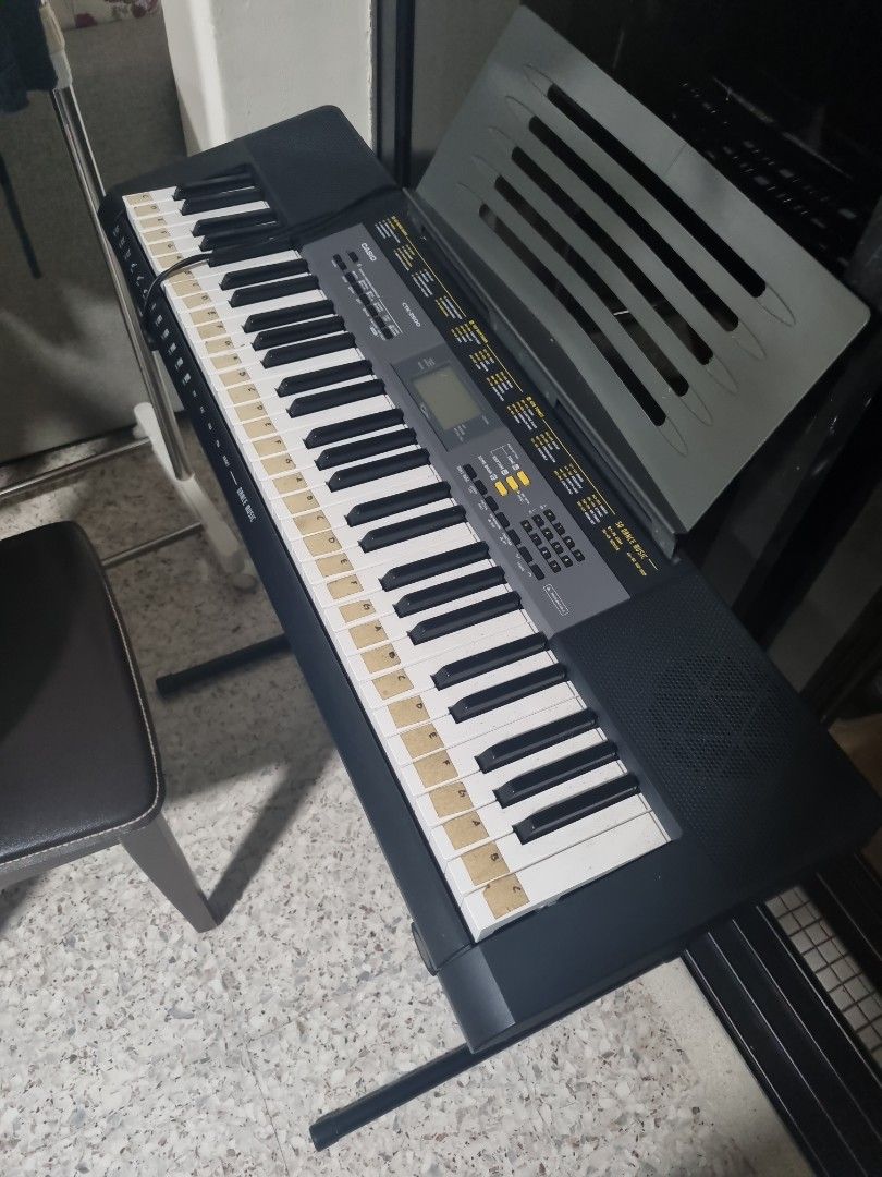 CASIO CTK 2500 Keyboard with Keyboard Stand Hobbies Toys Music