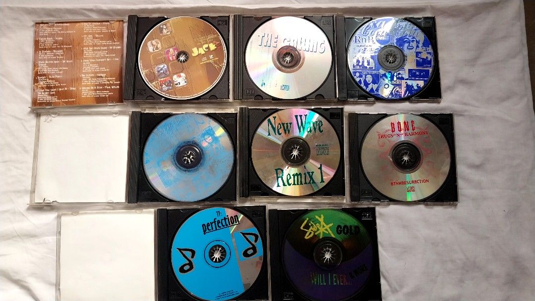 Cds (Category: CDs & DVDs) located in Manila. Submitted by racgeb (Listing ID 1224204233, Image 3). Description: cds New wave,kalapana,the calling,bone thugs n harmony,Coca-Cola side A band & true faith Authentic 💯 what u see is what u get take all 1.8k no low baller & haggling for legit & sure buyer only ship @ buyer expense lalamove & lbc express pls.respect, tnx.