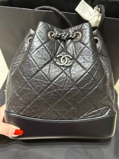 chanel gabrielle backpack sizes