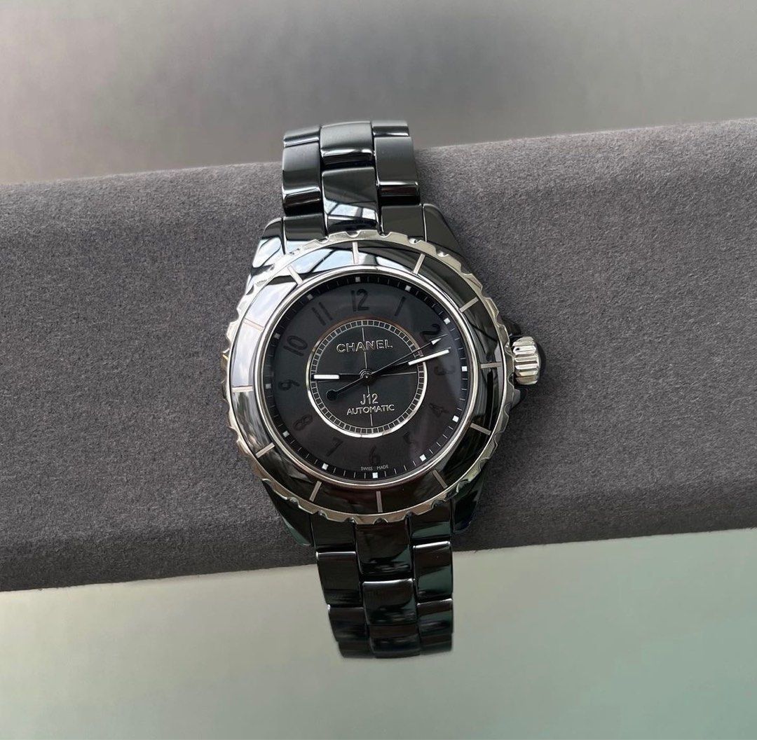 New1200 CHANEL CHANEL J12 phantom black world limited H6346 black  clockface watch  BE FORWARD Store