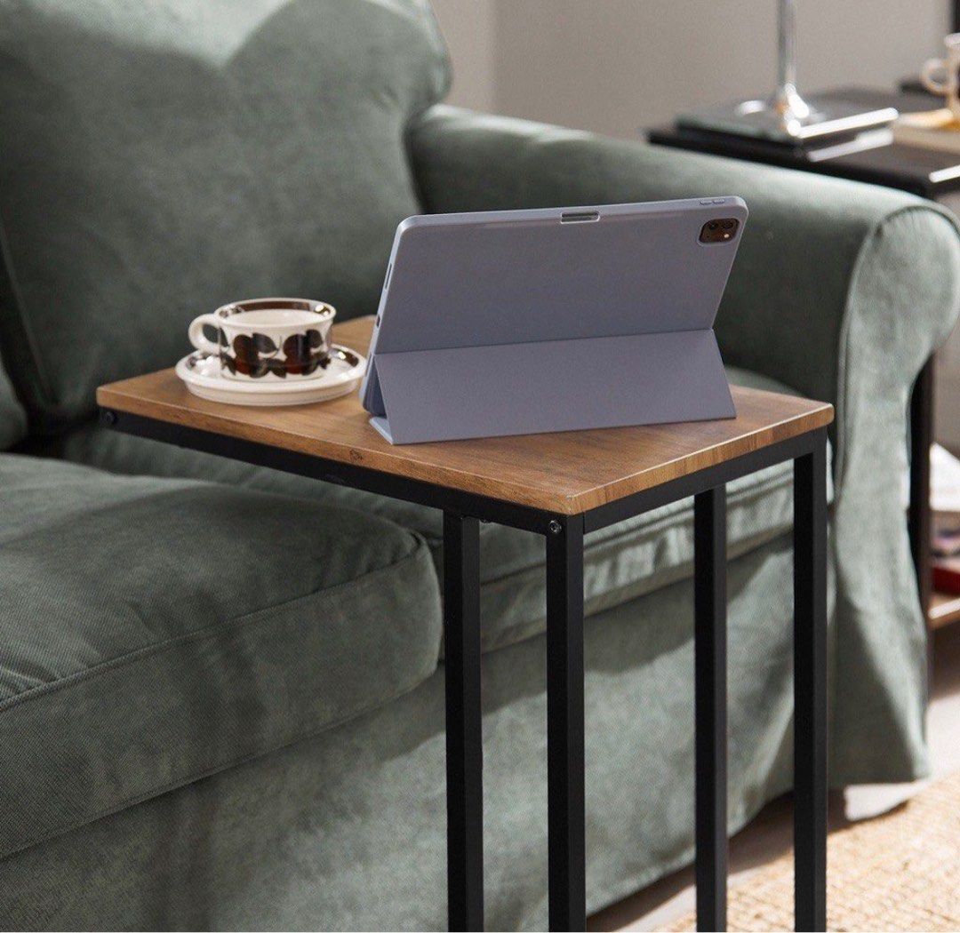 Slide Under Sofa Table With Cup Holder | Cabinets Matttroy