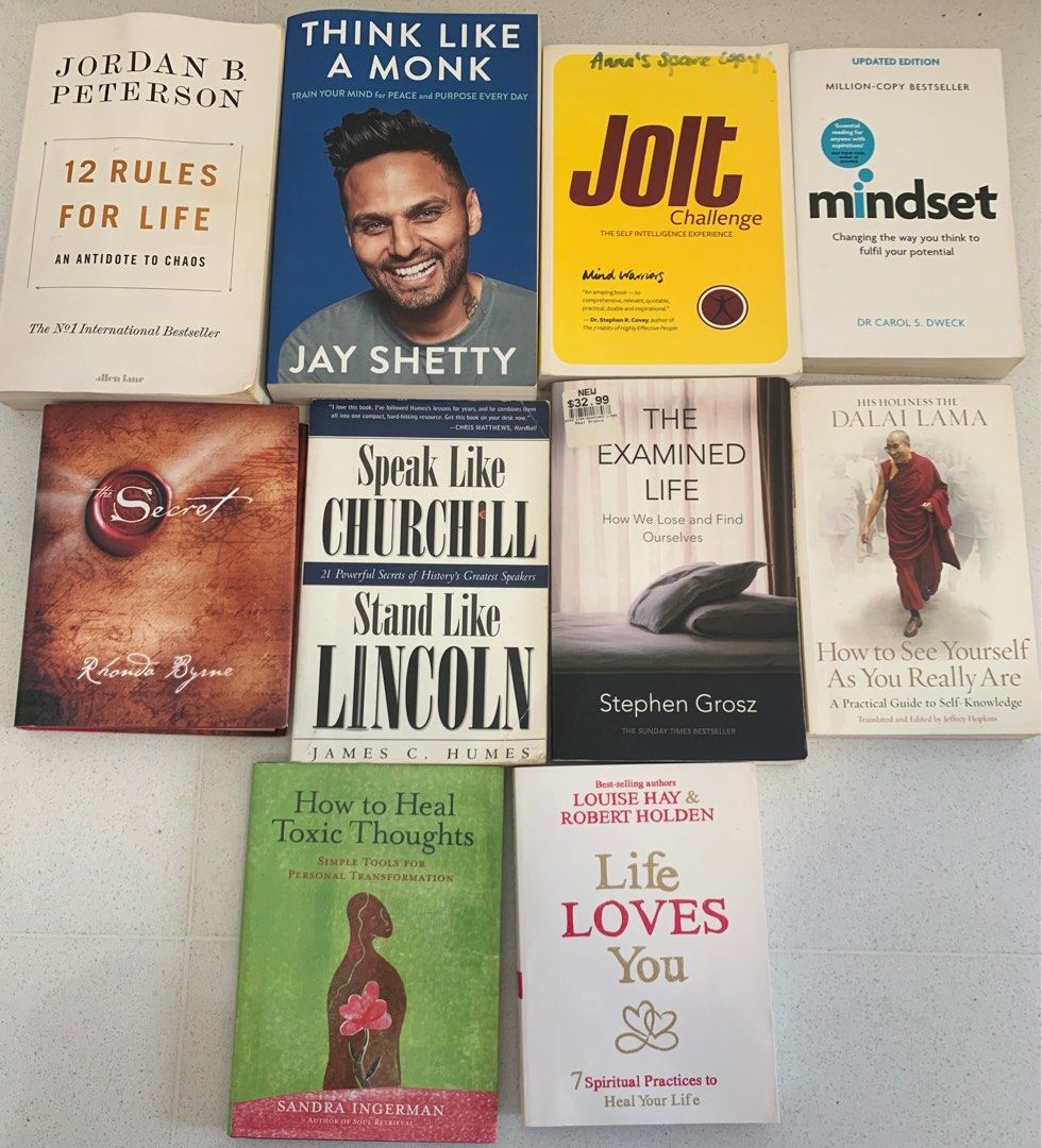 Collection Of 10 Personal Development Books Hobbies Toys Books Collection Of 10 Personal Development Books Hobbies Toys Books