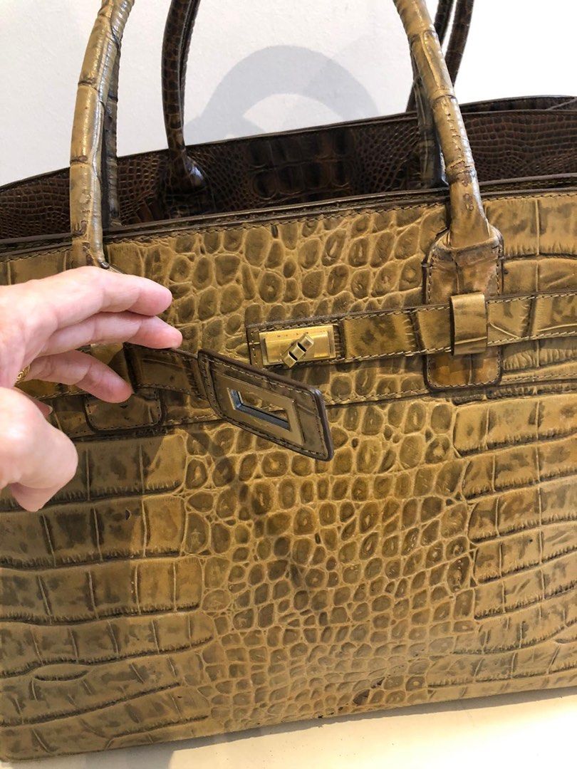 Custom Made Leather Briefcase, Men's Fashion, Bags, Briefcases on Carousell