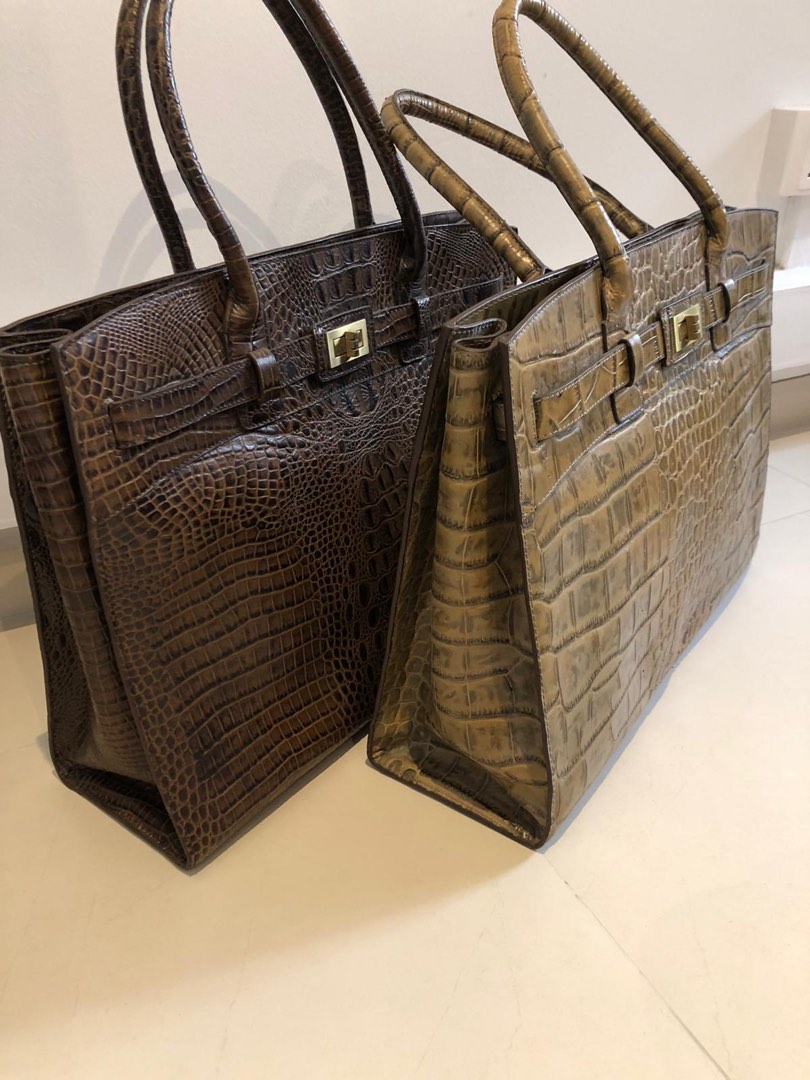 Custom Made Leather Briefcase, Men's Fashion, Bags, Briefcases on Carousell