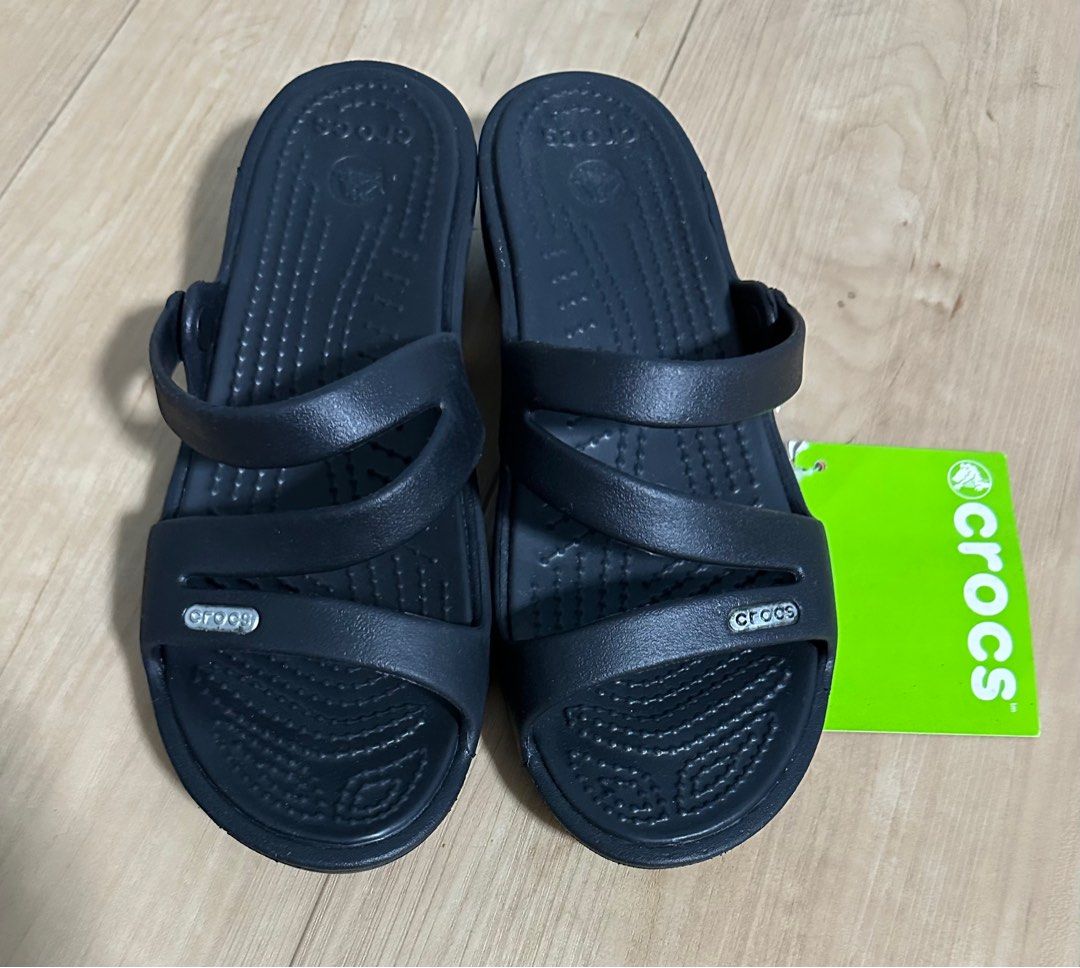 Crocs patricia sandals black outlet