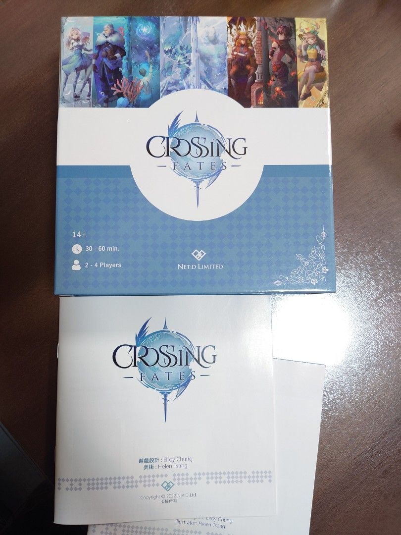 非全新) Crossing Fates Boardgame 桌遊（Kickstarter Boardgame 