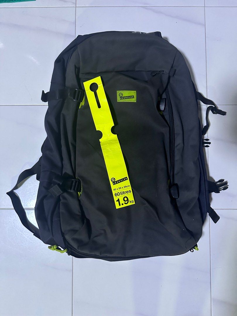 Crumpler The Low Level Aviator Backpack 60L, Men'S Fashion, Bags, Backpacks  On Carousell
