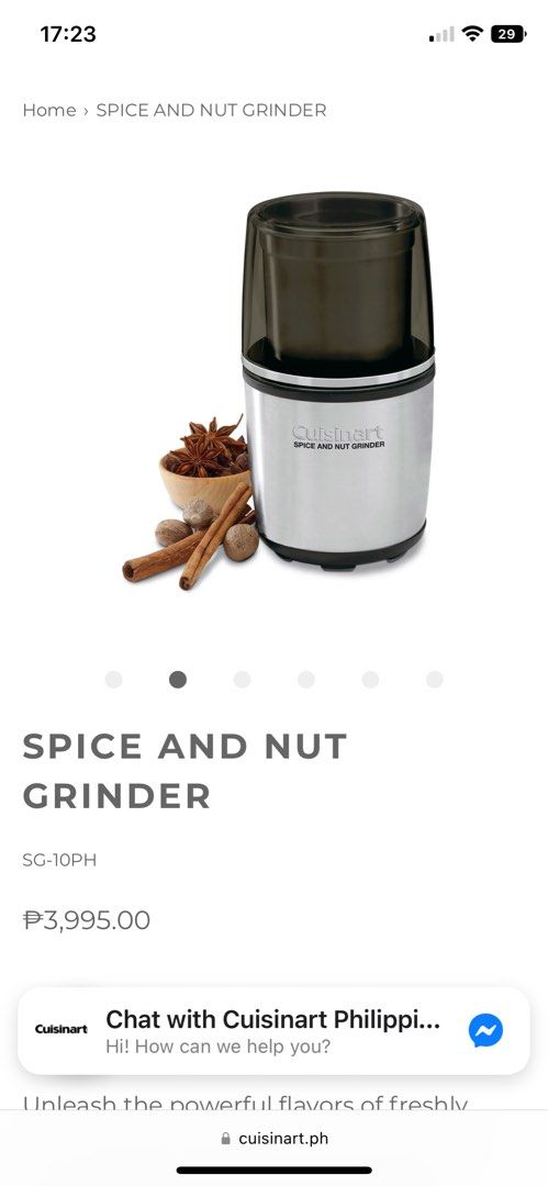 SPICE & NUT GRINDER - CUISINART