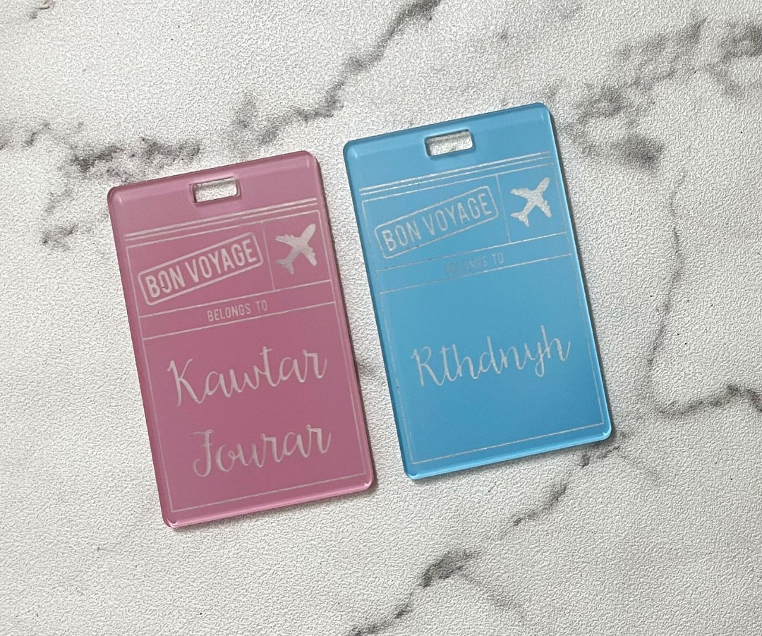 CUSTOM BAGGAGE TAG LUGGAGE TAG TRAVEL TAG BAG TAG, Hobbies & Toys