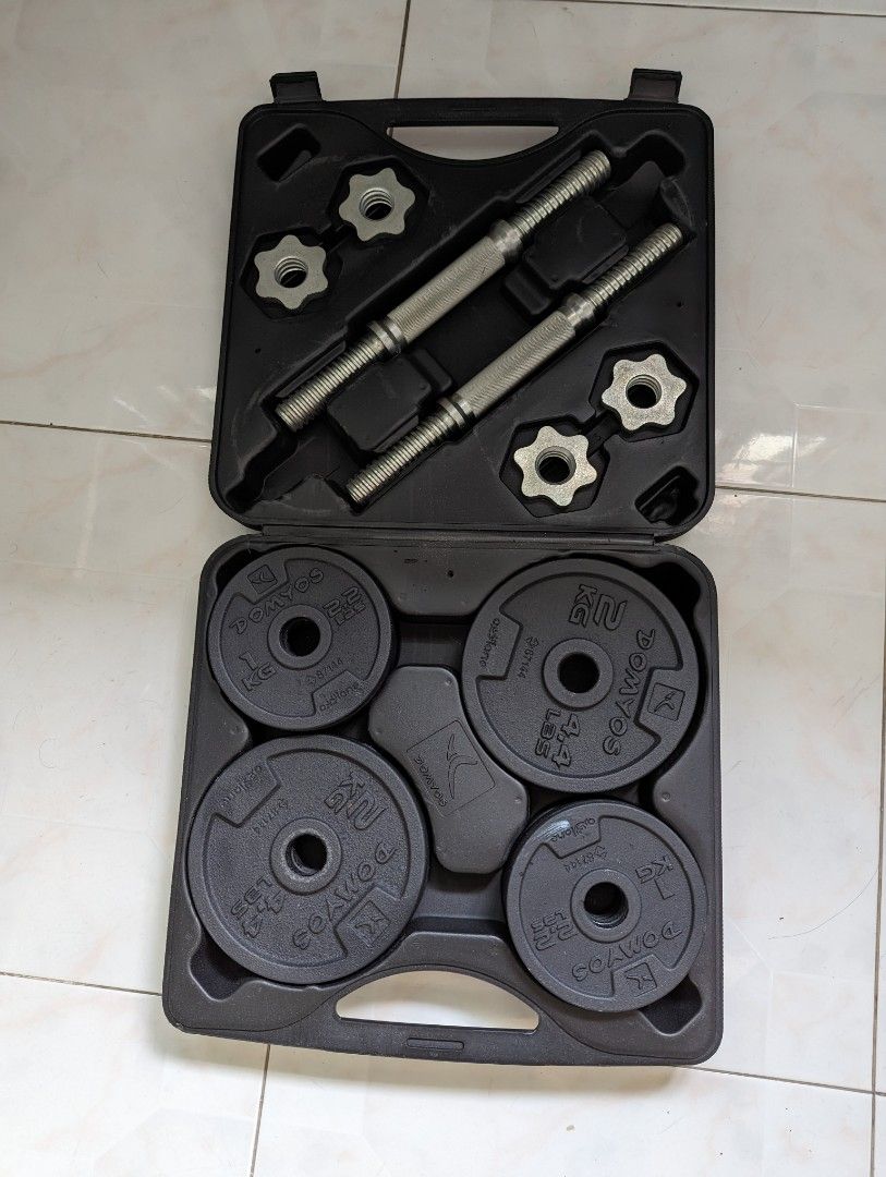 20kg dumbbell set best sale decathlon
