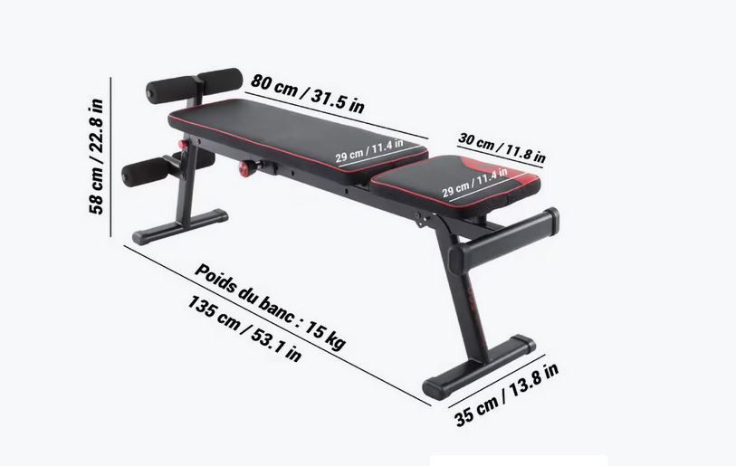 Flat bench decathlon clearance