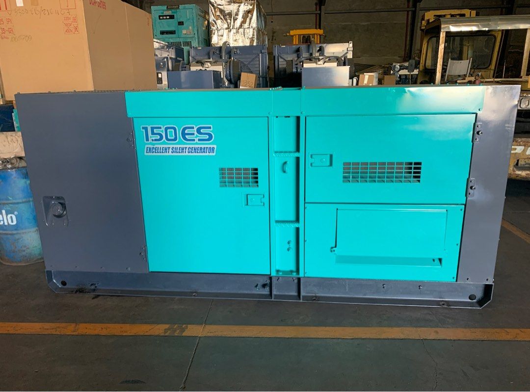 Denyo Generator 150 kVA Unit (Category: Industrial Equipment) located in Manila. Submitted by santiago0721 (Listing ID 1224150680, Image 2). Description: Heavy Duty Unit Japan Surplus 150 kVA Excellent Silent Series Inclusion: Full PMS Clean Fuel Tank Overhaul Radiator Free painting (inside outside) With load test result Note: Initial load test - unit is still in original condition (from Japan) - all parts original Load test before delivery.