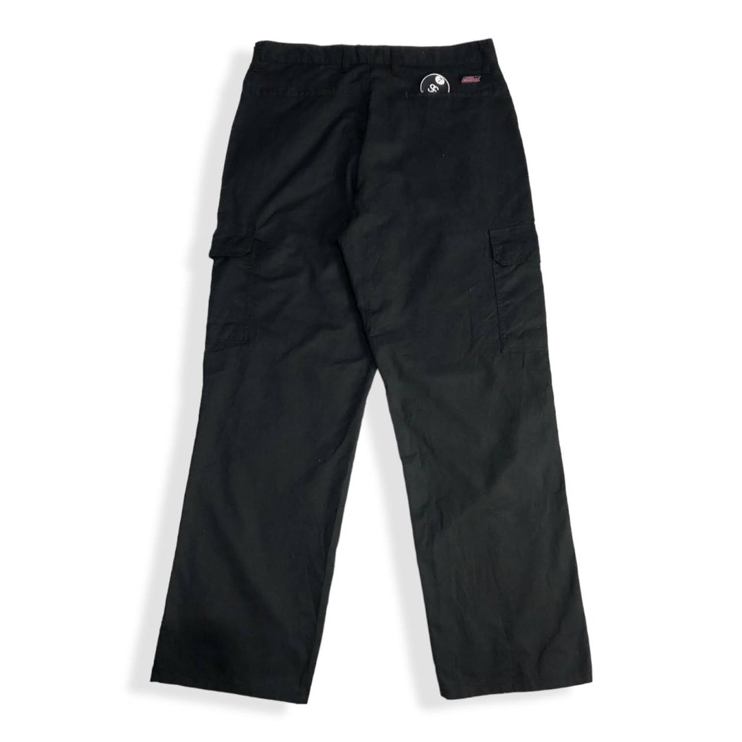 Dickies Cargo Pants Reguler Fit Black Not double knee, Fesyen Pria