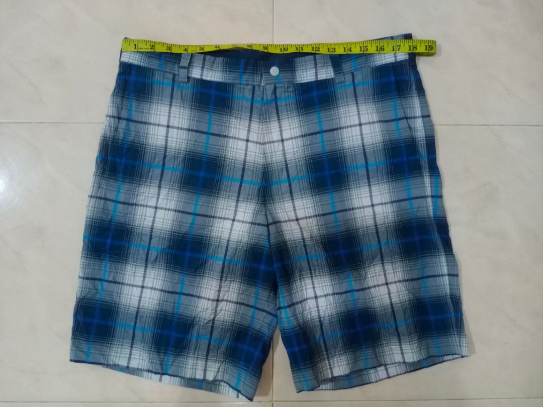 Nike plaid golf shorts discount