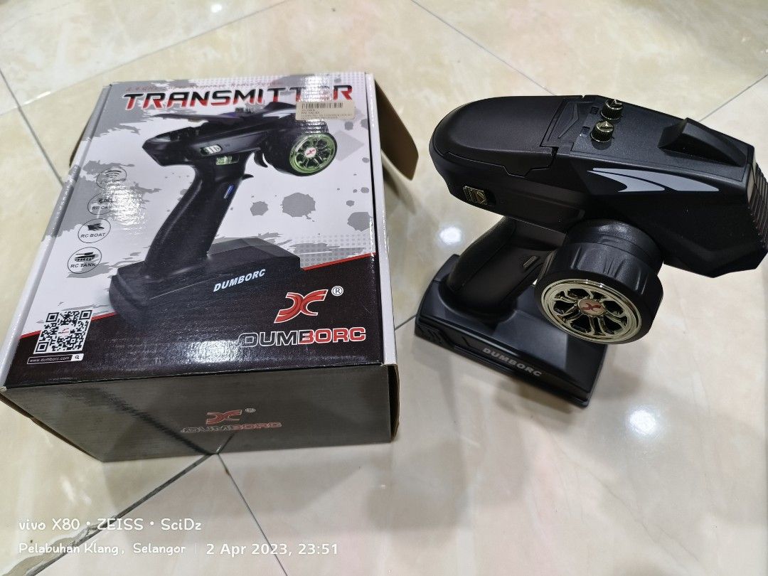 dumborc x6 controller with x6fg gyro receiver, Hobbies & Toys, Toys ...