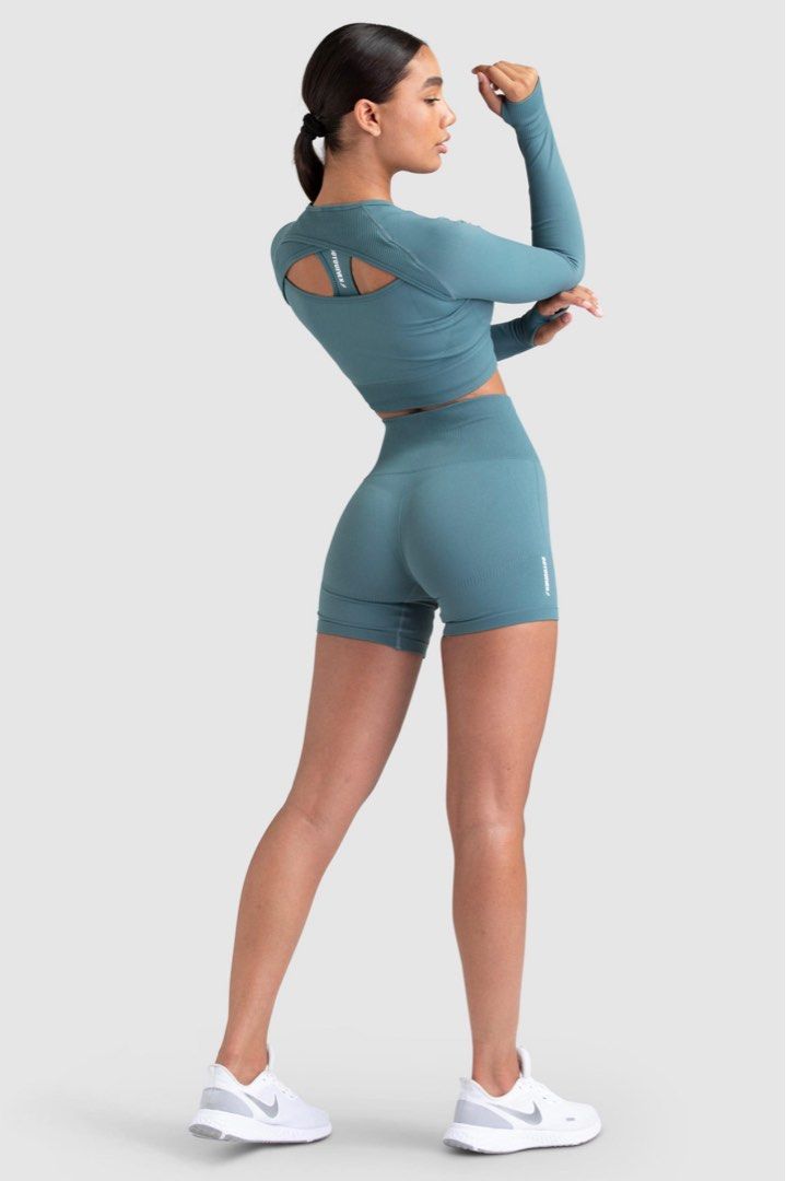 AYBL - Balance V2 Seamless Shorts Marine on Designer Wardrobe