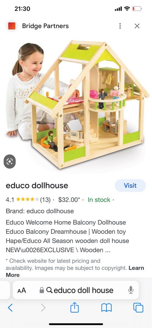 Educo dollhouse shop