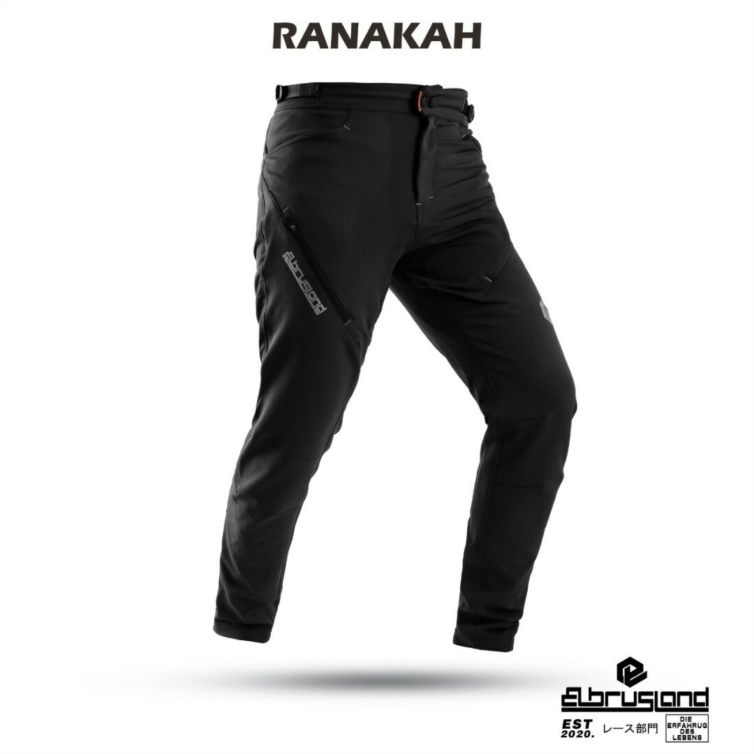 Enduro Pants Elbrusland Ranakah Black, Sports Equipment, Bicycles