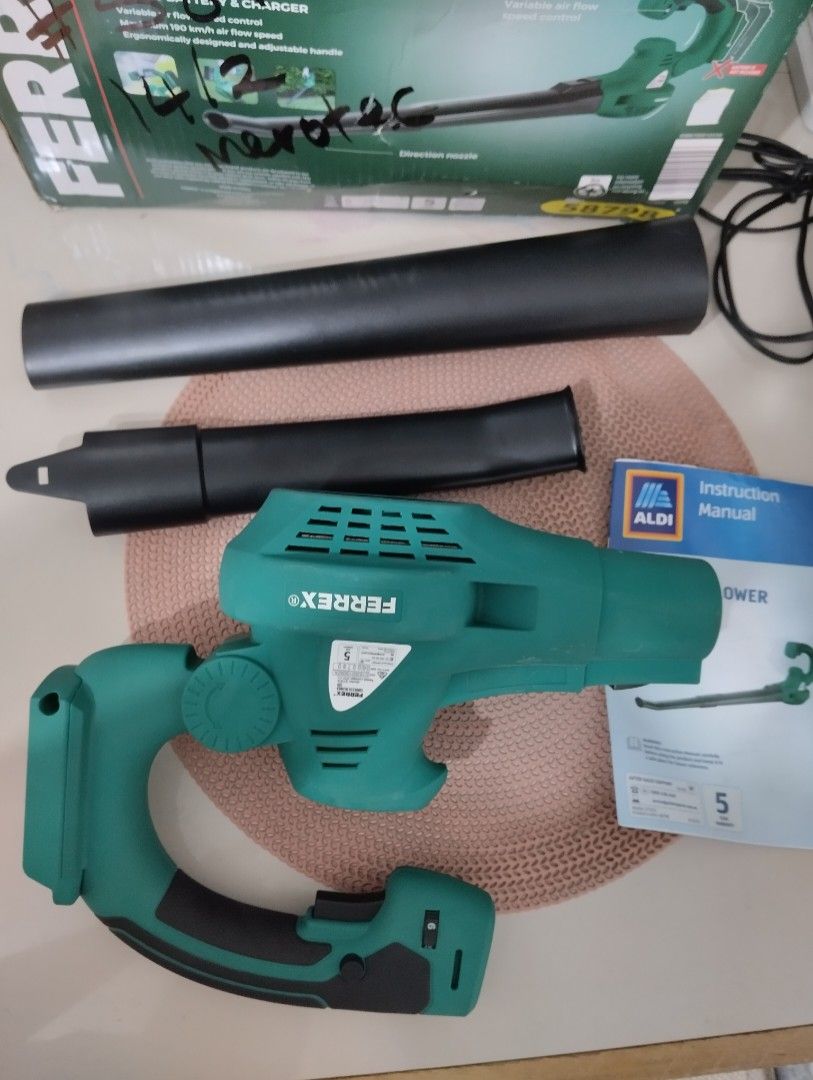 FERREX Cordless blower, Furniture & Home Living, Cleaning & Homecare