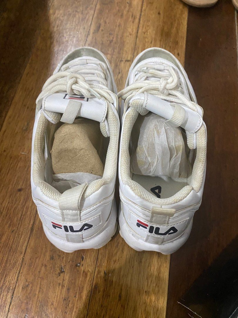 FILA Disruptor II Clear Used Php 1 000 only Women s Fashion
