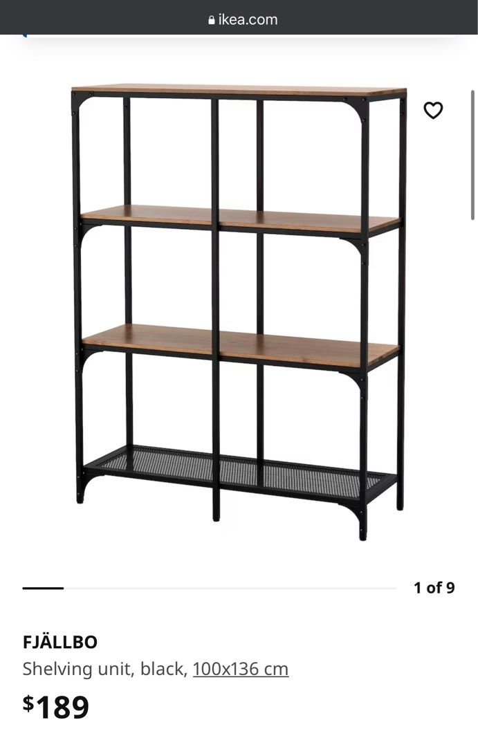 Fjallbo IKEA shelving, Furniture & Home Living, Furniture, Shelves