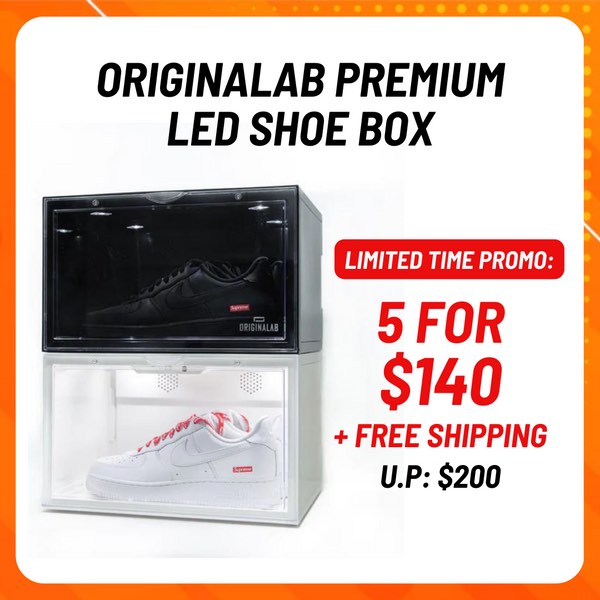 (Flash Deal) ORIGINALAB Premium LED + Voice Control Shoe Box Dual Lite