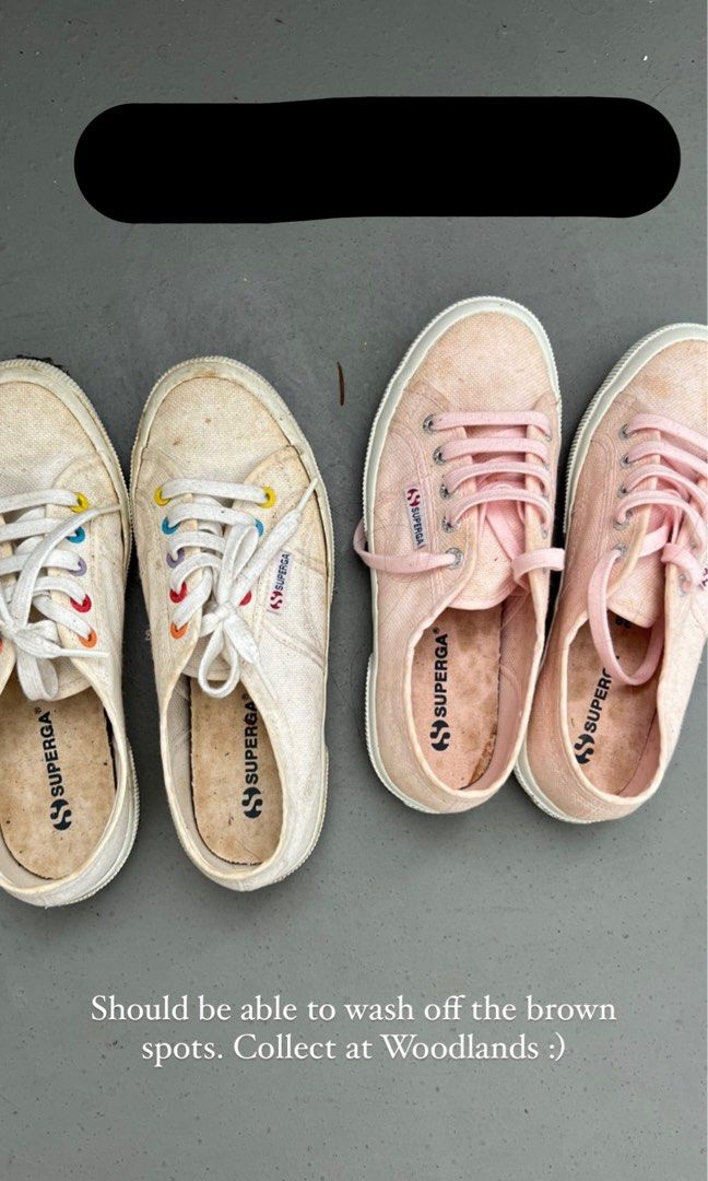 Washing discount superga sneakers