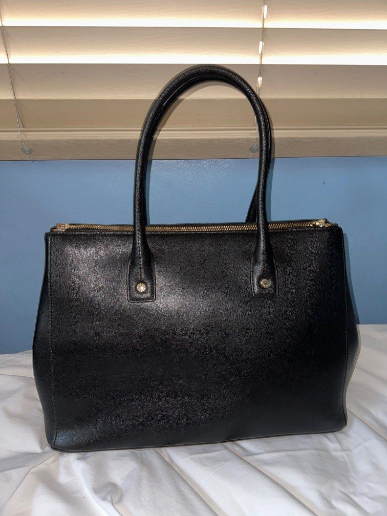 FURLA LINDA Black Tote