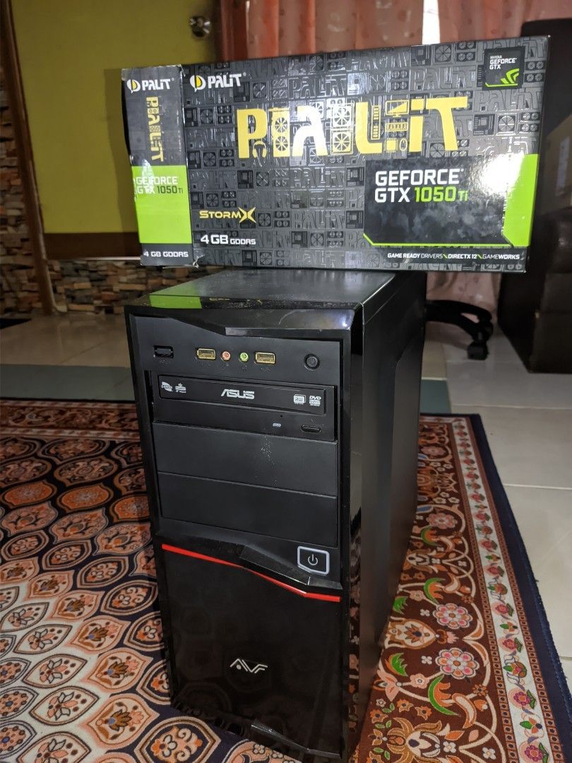 Gaming Pc Core I3 4160 Gtx 1050ti 4gb Computers Tech
