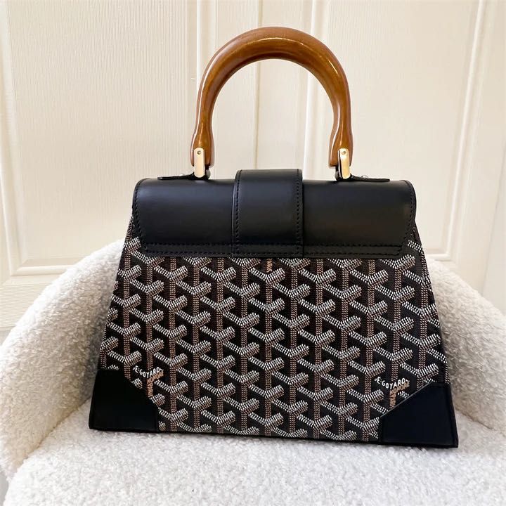 Goyard tool bag wood handle