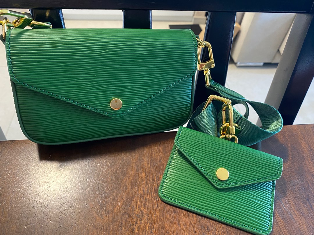 Green Cross body bag, Women's Fashion, Bags & Wallets, Crossbody Bags