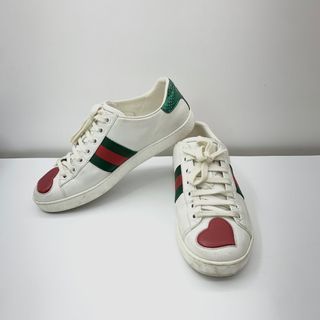 GUCCI 435638 SHERRY HEART SNEAKERS SHOES 237009450 -