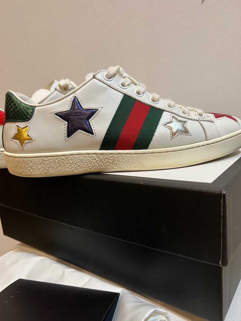 Gucci Ace Star Embroidered Sneakers Women s Fashion Footwear