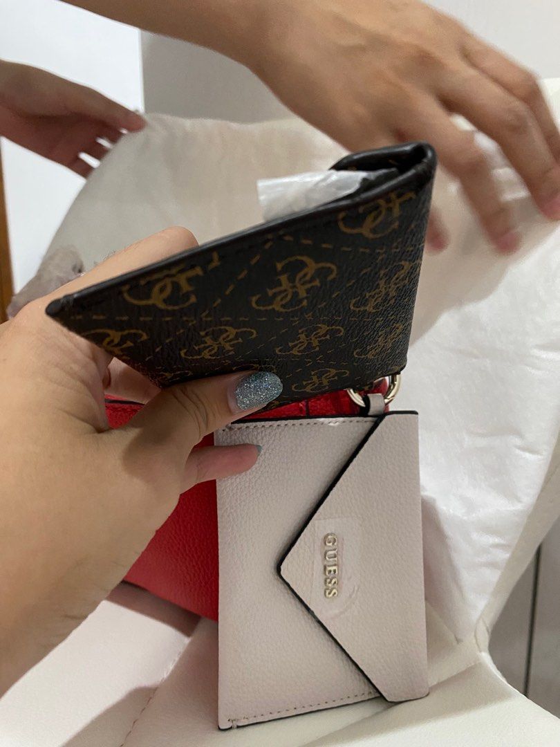 GUESS Kirby mini crossbody, Fesyen Wanita, Tas & Dompet di Carousell