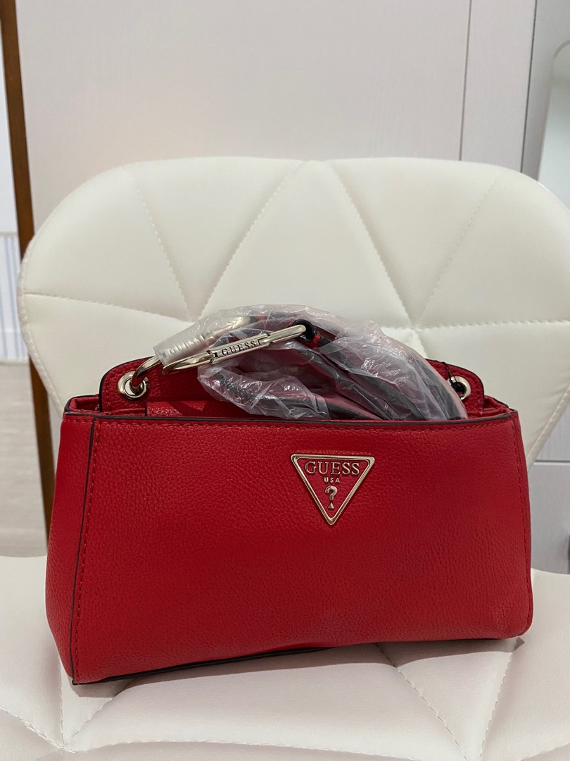 GUESS Kirby mini crossbody, Fesyen Wanita, Tas & Dompet di Carousell
