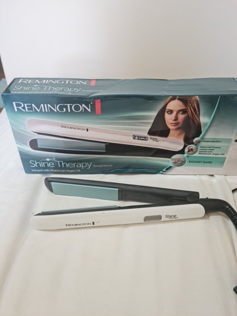 Remington Shine Therapy Straightener - Unboxing Video Available in stock.  Import from uk Key features: Advanced Ceramic coated plates infused with...  | By Beauty MindFacebook