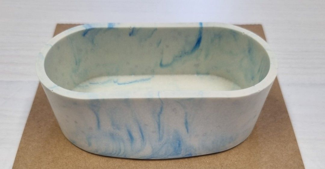 Hand made Jesmonite pot, Hobbies & Toys, Stationery & Craft, Handmade