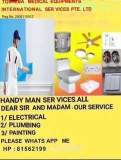 Handy man painting services handyman / painting services / electrician