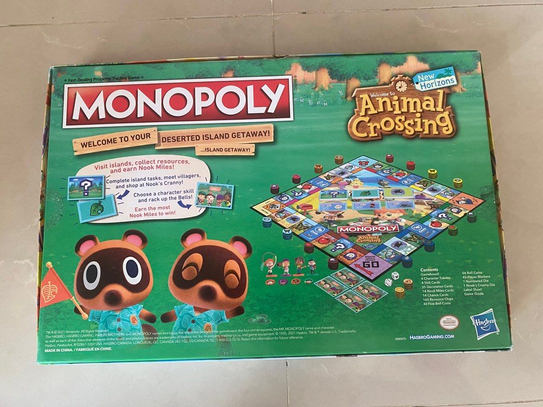 Hasbro Monopoly Animal Crossing Board Game - SumoSnack - Japanese online  store