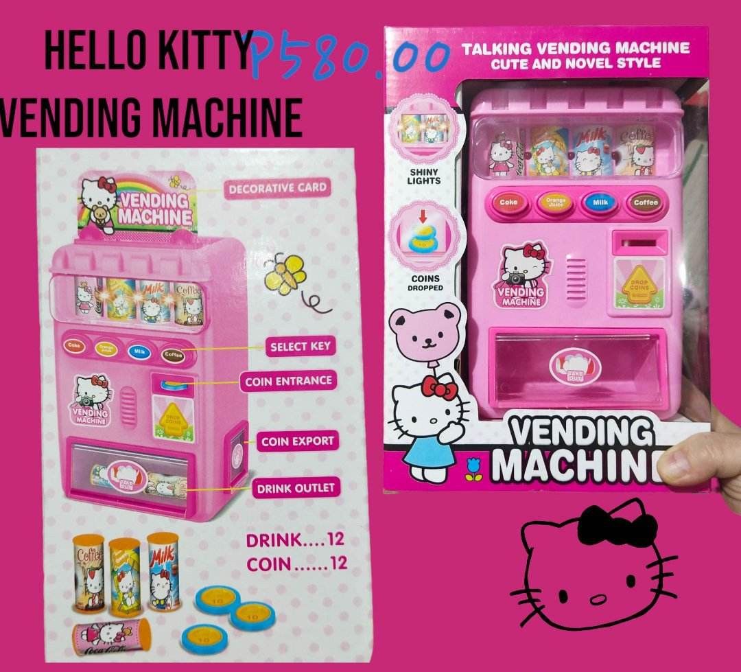 HELLO KITTY VENDING MACHINE TOYS, Hobbies & Toys, Toys & Games on Carousell