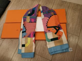 hermes scarf cashmere silk  140