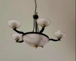 High ceiling antique lamps