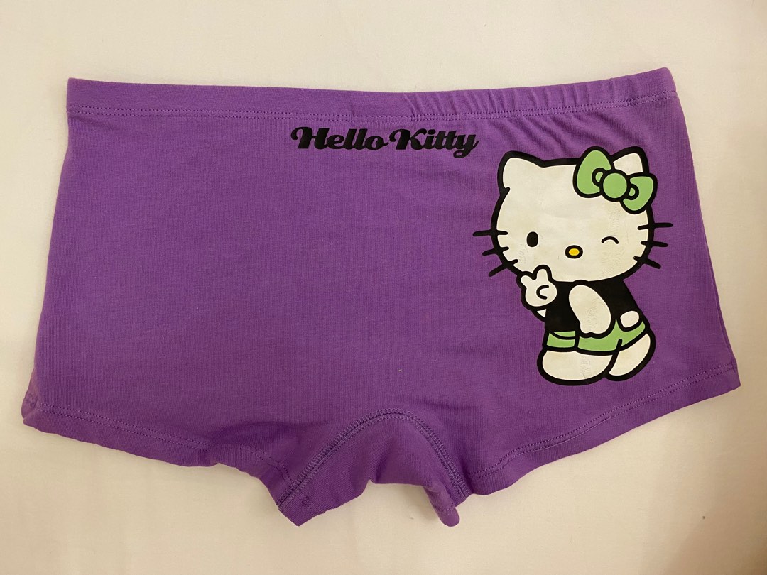 H&M Sanrio Hello Kitty cartoon hipster brief panty underwear M size, Women's  Fashion, New Undergarments & Loungewear on Carousell