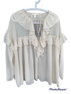 H&M Ruffle Top