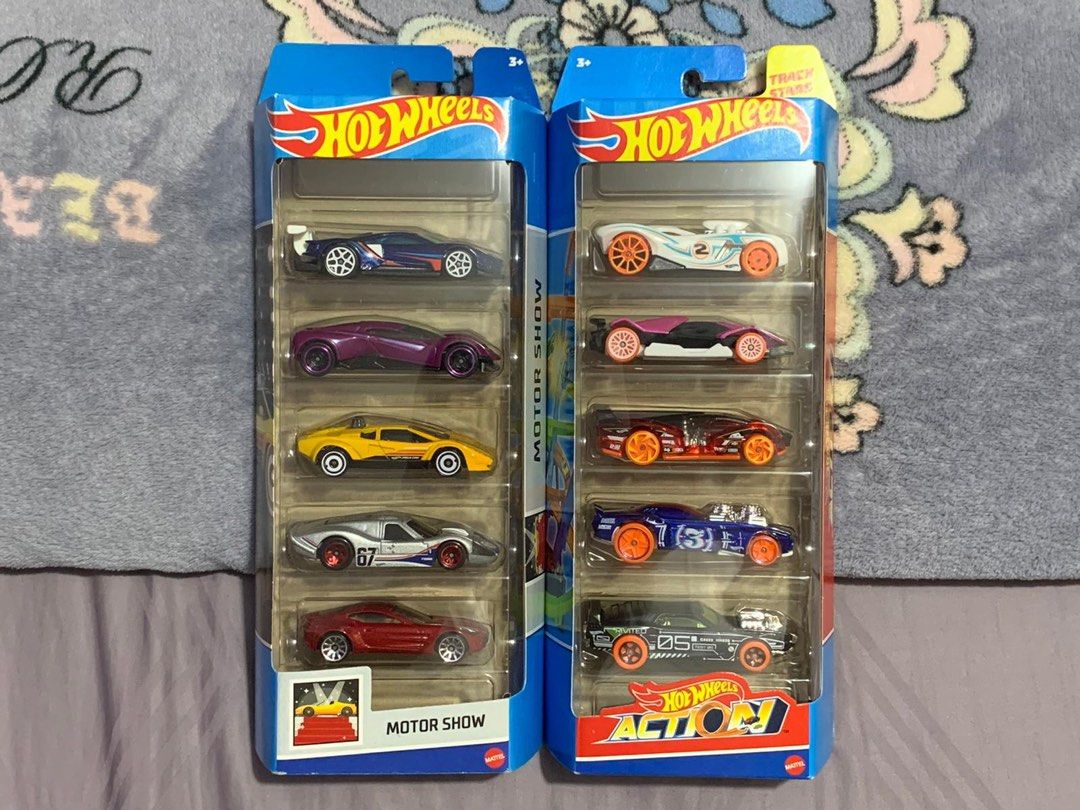 Hot Wheels Motor Show Action Track Stars HW Exposed Engines, Hobbies