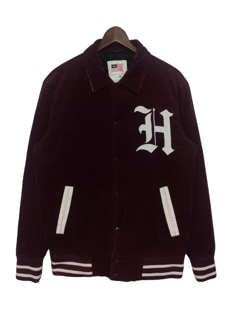 HUF Corduroy Varsity Jacket, Men's Fashion, Coats, Jackets and Outerwear on  Carousell