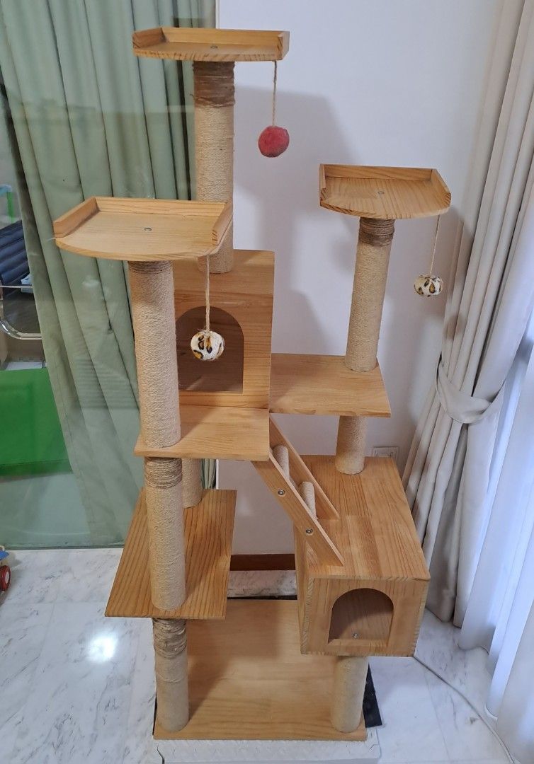 180cm Tall Cat Tower for Sale, Pet Supplies, Homes & Other Pet