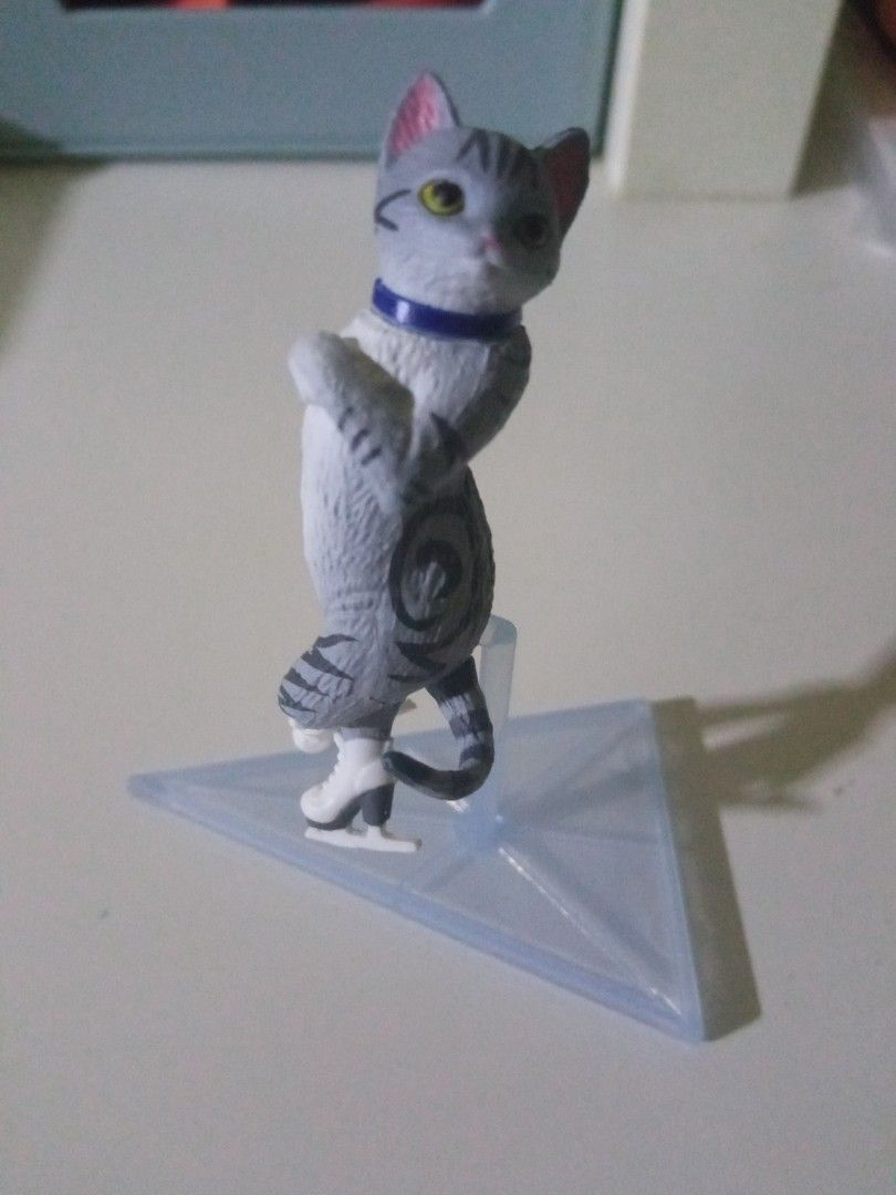 ice skating cat figure, Hobbies & Toys, Toys & Games on Carousell