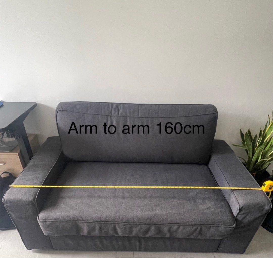 Ikea 2 seater sofa, Furniture & Home Living, Furniture, Sofas on Carousell